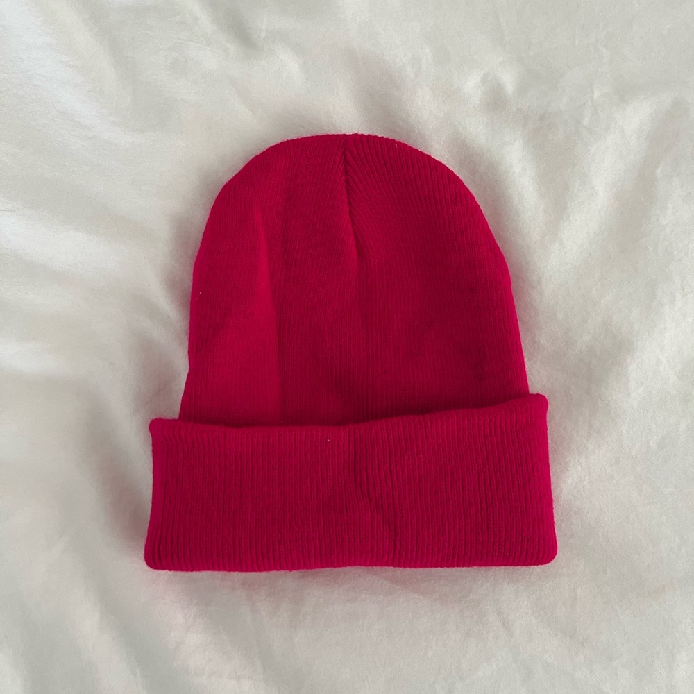 nwot PLT Pink Knit Beanie